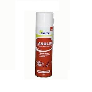 LANOLIN GENERAL PURPOSE  400G AEROSOL - For all round lubrication and corrosion protection, suitable for use in all industries. Moisture / Salt and Acid resistant. Penetrant, frees up rusted components. Salt Spray tested to Australian Standards. Protection for electrical connectors, ECU’s and switchgear high and low voltages eg. air conditioning units. Non conductive to 70kV. Food grade
lubricant for drilling, cutting, machining and pressing. Lubrication of light chains, locks and hinges, ideal air tool lube. Rejuvenates plastics, leather, aluminium and powder coated surfaces.
